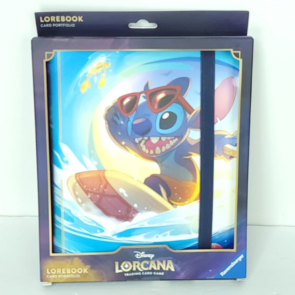 Disney Lorcana Card Book Portfolio Binder Stitch LoreBook Folder NEW